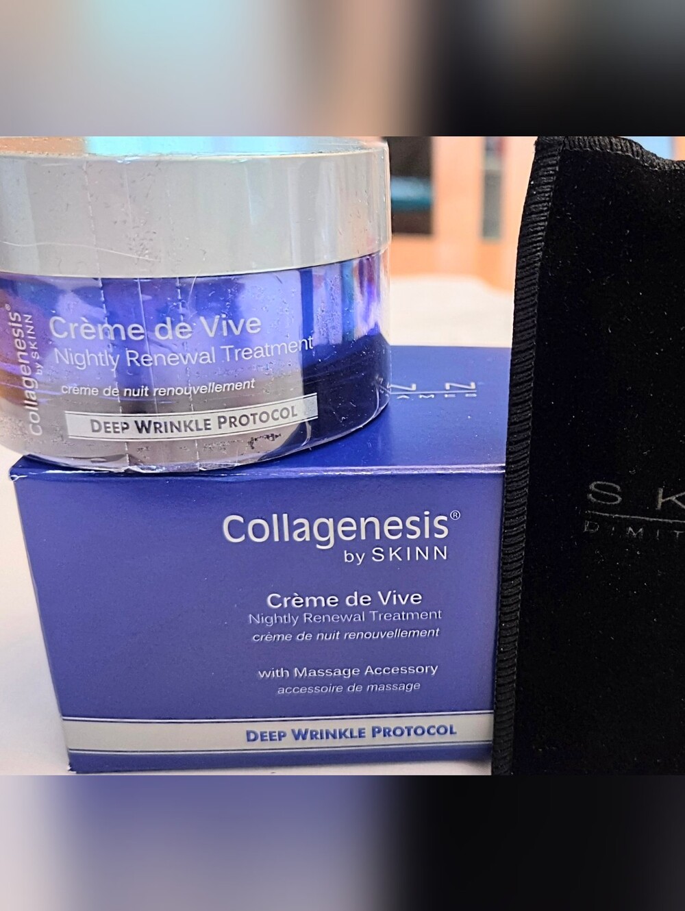 SKINN Creme De Vive Nightly Renewal Treatment Deep Wrinkle Protocol 1.7 oz NEW